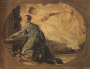 Gustav Klimt rOrganist (mk20) painting